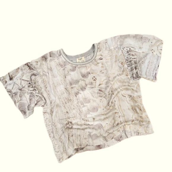 ANTHROPOLOGIE Valette LOUNGE Set, Tan/Cream Women's XL - Picture 7 of 11